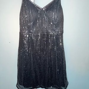Black Sequin Size:L dress